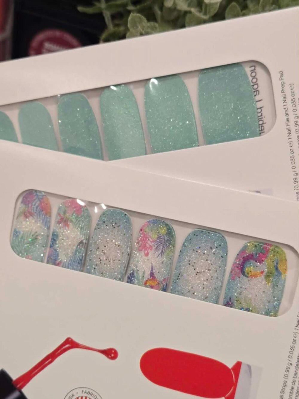 Color Street Teal Press On Nail Designs